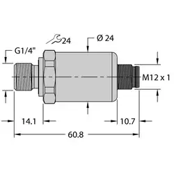 Датчик давления TURCK PT250R-2104-I2-H1143
