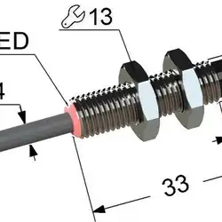 Индуктивный датчик Мега-К PS2-08M33-5N41-K