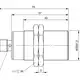 Индуктивный датчик безопасности Balluff BES M30MN-PFC10B-S04G-D11