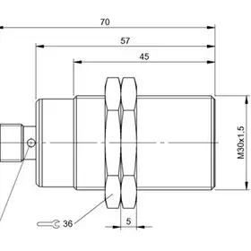 Индуктивный датчик безопасности Balluff BES M30MN-PFC10B-S04G-D11