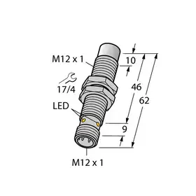 Индуктивный датчик TURCK NI8U-MT12E-VP4X-H1141