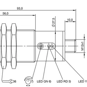 Оптический датчик Balluff BOS 30M-PU-1PH-SA3-C