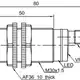 Оптический датчик LANBAO PR30S-BC50DNO-E2