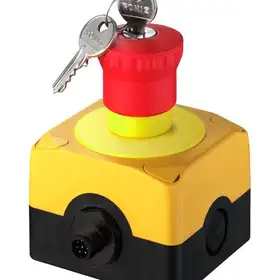 Выключатель аварийной остановки Leuze Electronic ESB200-4KR-M12p