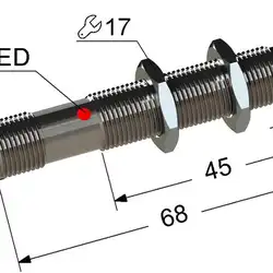 Индуктивный датчик Мега-К PS2-12M68-4N51-C4