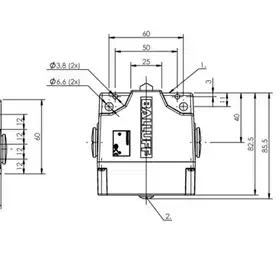 Блочный выключатель Balluff BNS 813-B04-D12-61-A-10-01-FD