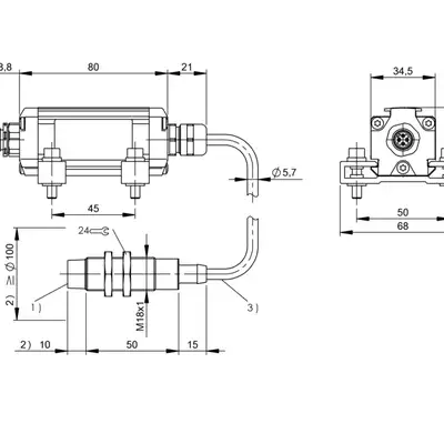 RFID головка чтения/записи Balluff BIS VL-302-001-S4
