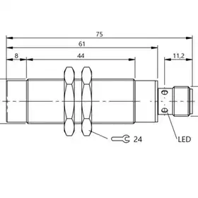 Индуктивный датчик Balluff BES M18MH2-GNX80F-S04G-EXC