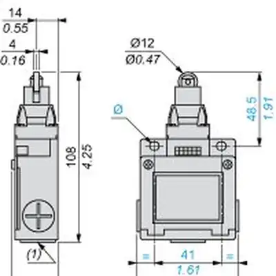 Kонцевой выключатель Telemecanique XCKM102H29