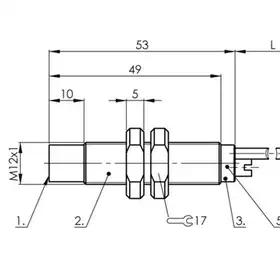 Емкостной датчик уровня Balluff BCS M12TTG1-PSM80G-ET02
