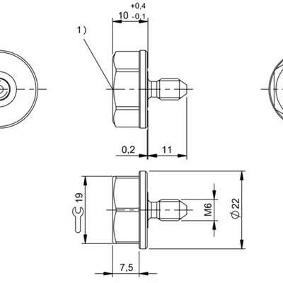 Транспондер RFID Balluff BIS C-140-05/L-M6