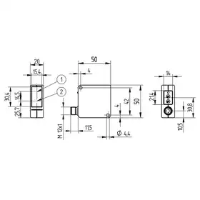Датчик контрастной метки Wenglor YP11VAH3ABF