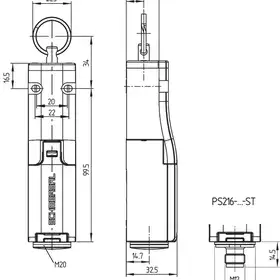 Тросовый переключатель Schmersal PS216-T11-Q200