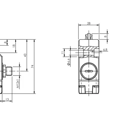 Одиночный выключатель Balluff BNS 813-FR-60-186-S80R