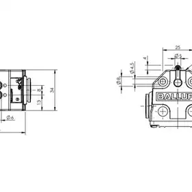 Блочный выключатель Balluff BNS 813-B02-R08-40-49-02