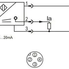 Индуктивный датчик расстояния LANBAO LR18XCF05LI4M-E2