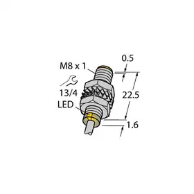 Индуктивный датчик TURCK BI3-M08K-AP6X