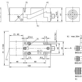 RFID головка чтения/записи Balluff BIS L-400-043-001-02-S115