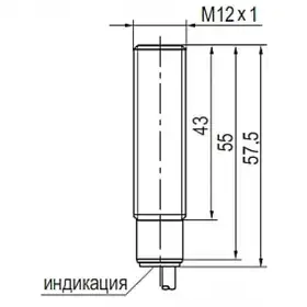Индуктивный датчик ТЕКО ISB A2A-31P-4-LZ-C