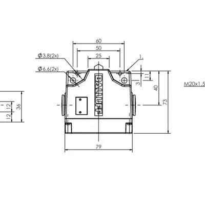 Блочный выключатель Balluff BNS 813-B02-D12-61-A-22-02