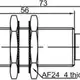 Индуктивный датчик LANBAO LR18XCF08ATCY-E2