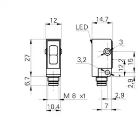 Оптический датчик Baumer FHDK 10G5122/S35A