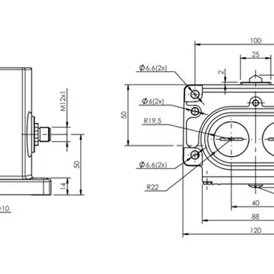 Блочный выключатель Balluff BNS 819-D04-D16-100-10-FD-S4R-I
