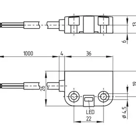 Магнитный датчик безопасности Schmersal BNS260-11Z-L