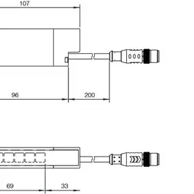 Световая завеса DATASENSING CR0/0B-1V