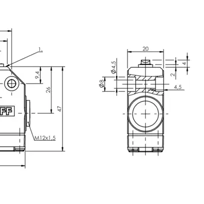 Одиночный выключатель Balluff BNS 819-99-E-11