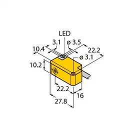 Индуктивный датчик TURCK BI2-Q10S-Y1X