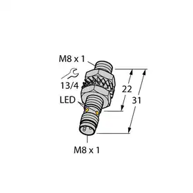Индуктивный датчик TURCK BI1.5-EG08K-AP6X-V1131