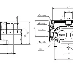 Блочный выключатель Balluff BNS 829-D02-D16-100-10-FD-S90R