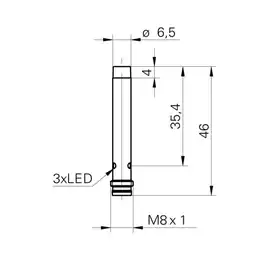 Индуктивный датчик Baumer IR06.P06S-N46.PC1Z.7SL