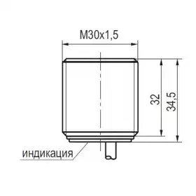 Индуктивный датчик ТЕКО ISB B7A-32N-10-LZ