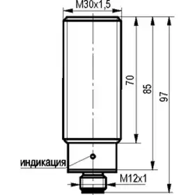 Индуктивный датчик ТЕКО ISB AC81A-31P-10-LZS4