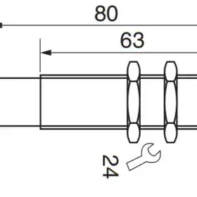 Индуктивный датчик EGE-Elektronik IGMF 008 GSP