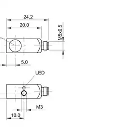 Индуктивный датчик Balluff BES Q08MEC-PSC20B-S26G