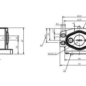 Блочный выключатель Balluff BNS 813-B02-D08-46-49-02-FC