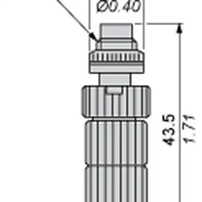 Разъем Telemecanique XZCC8MDM30V