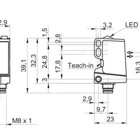 Оптический датчик Baumer O300.RL-PV1T.72N