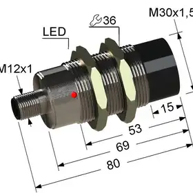 Индуктивный датчик Мега-К VB2-30M80-15N74-C27