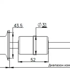 Магнитострикционные датчики линейных перемещений AMT Linear Position Sensor серии LP с аналоговым выходом