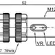 Оптический датчик LANBAO PR12S-BC15DNC