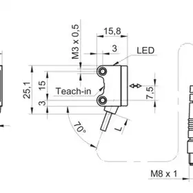 Оптический датчик Baumer O200.RL.C-NV1T.72NV/FIN1_H006