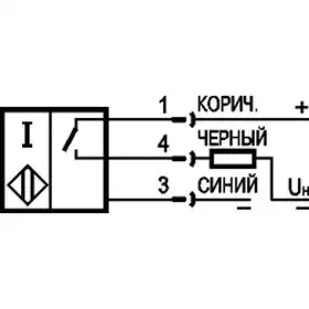 Индуктивный датчик ТЕКО ISB AC12B-31P-1,5-LS4-O