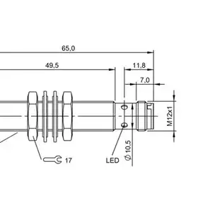 Индуктивный датчик Balluff BES M12EI-PSC40B-S04G-S01