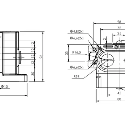 Блочный выключатель Balluff BNS 819-D05-D12-62-10-FD