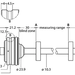 Датчик линейных перемещений TURCK LTE250M-HT10-LU10-P-0.25-H1151