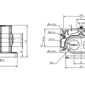 Блочный выключатель Balluff BNS 813-D04-R12-100-22-04-FC